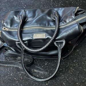 BCBG Black Satchel Bag